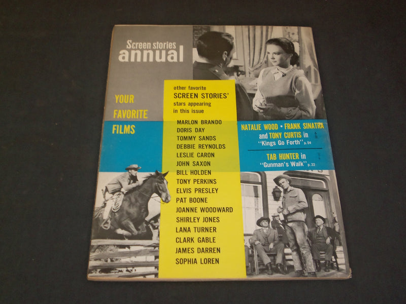 1959 SCREEN STORIES MAGAZINE - FAVORITE FILMS OF THE YEAR - LIZ TAYLOR - SP 8172