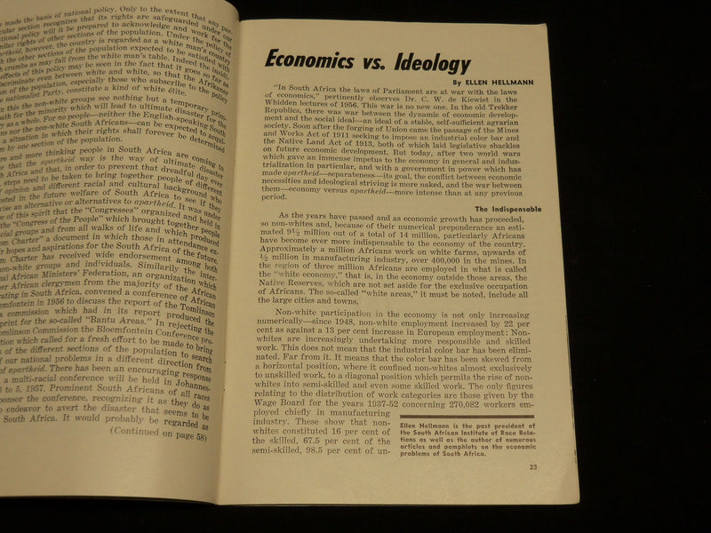 1957 NOVEMBER/DECEMBER AFRICA TODAY MAGAZINE - SPECIAL ISSUE - J 6541