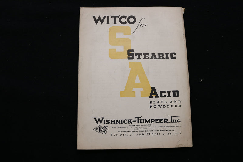 1931 AUGUST CHEMICAL MARKETS MAGAZINE - CALCO BETA NAPHTHOL COVER - B 177G