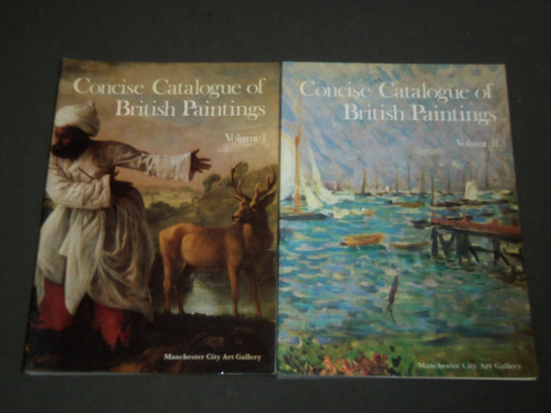 1976-1978 CONCISE CATALOGUE OF BRITISH PAINTINGS VOLUME 1 & 2 - KD 992