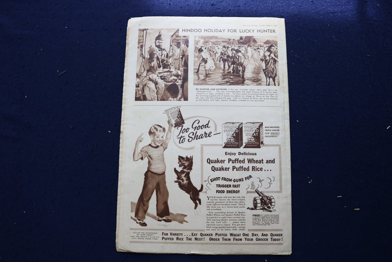 1939 MAY 6 STAR WEEKLY MAGAZINE - KING OF ENGLAND COVER - E 23022