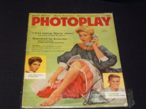 1956 JULY PHOTOPLAY MAGAZINE - KIM NOVAK FRONT COVER - E 1443