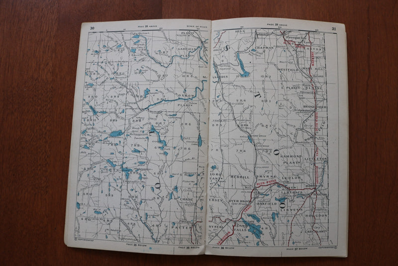EARLY 1900'S MAPS AND GAZETTEERS MAGAZINE - LOT OF 18 - O 3901