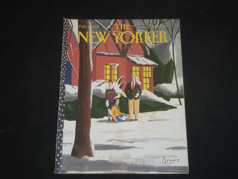 1990 FEBRUARY 5 THE NEW YORKER MAGAZINE - ILLUSTRATED COVER - NY 1419