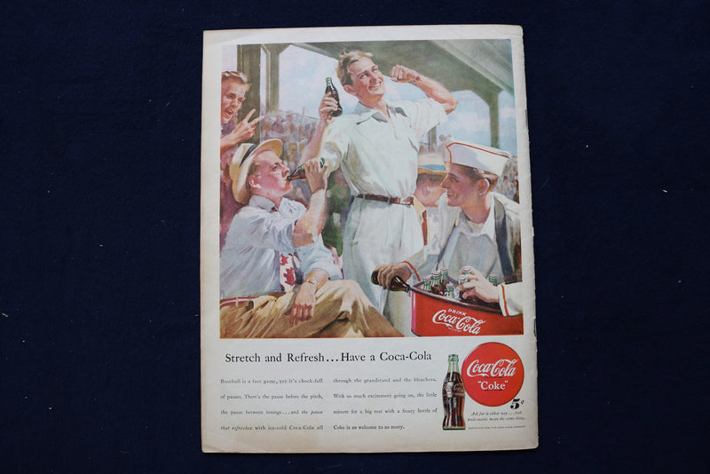 1949 SEPTEMBER BOYS' LIFE MAGAZINE - BOY SCOUTS BACK COVER - E 22125