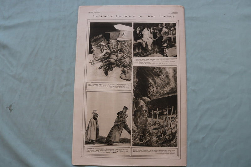 1915 SEP 9 NEW YORK TIMES MID-WEEK PICTORIAL - AMERICAN ARTILLERYMEN - NP 9150