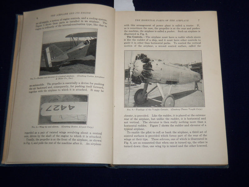 1928 THE AIRPLANE AND ITS ENGINE CHATFIELD BOOK BY CHATFIELD & TAYLOR - KD 3983M