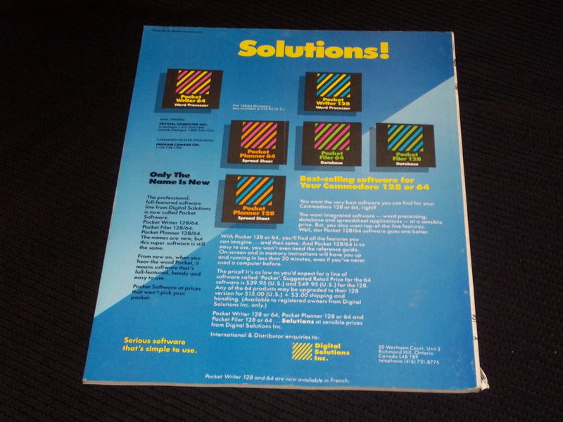 1986 JULY RUN MAGAZINE - COMMODORE COMPUTING FRONT COVER - E 549