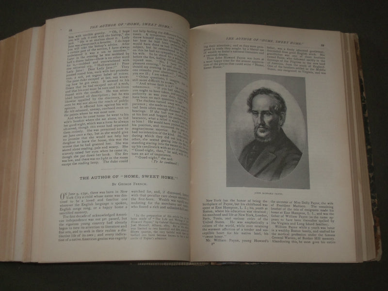 1882 JAN-SEPT POTTER'S AMERICAN MONTHLY MAGAZINE VOLUME - LONGFELLOW - KD 4630