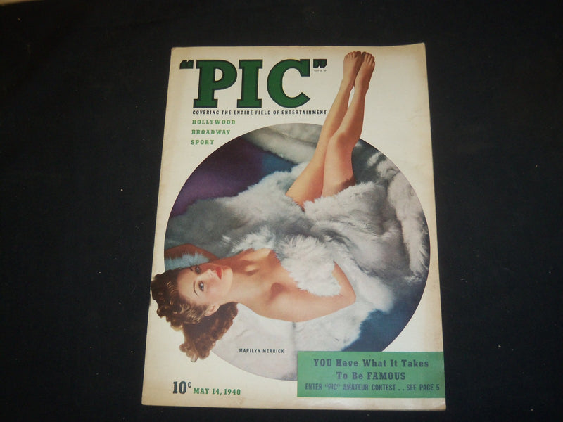 1940 MAY 14 PIC MAGAZINE - MARILYN MERRICK COVER - ST 5282