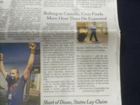 2021 FEB 19 NEW YORK TIMES -TEXANS: TOO LITTLE DRINKABLE WATER - CRUZ TO MEXICO