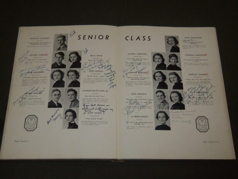 1938 THE ECHO BOUND BROOK HIGH SCHOOL YEARBOOK - NEW JERSEY - YB 420