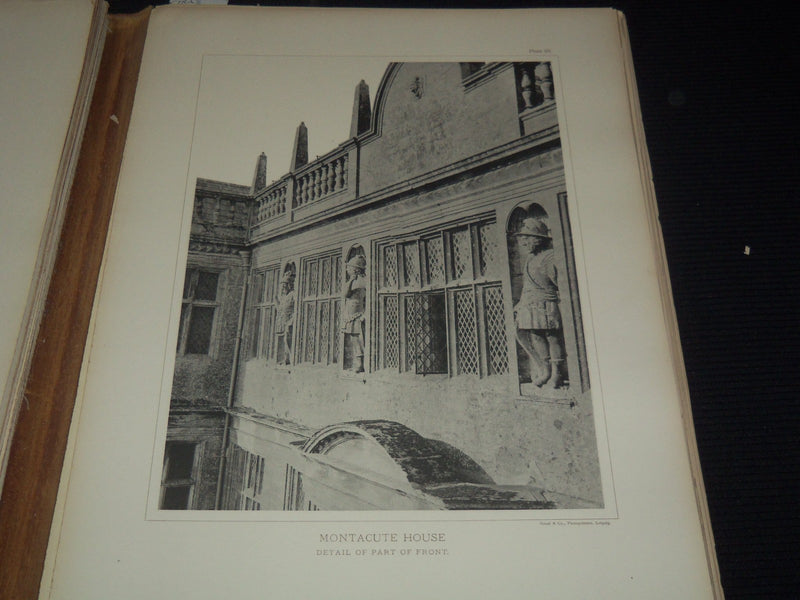 1894 ARCHITECTURE OF THE RENAISSANCE IN ENGLAND VOLUME NO. 1 - NICE PLATES - #46