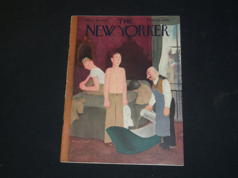 1944 OCTOBER 28 THE NEW YORKER MAGAZINE - ILLUSTRATED COVER - NY 108