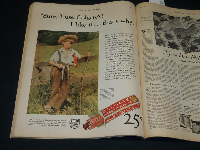 1932 MAY LADIES HOME JOURNAL MAGAZINE - BEAUTIFUL FRONT COVER - F 322