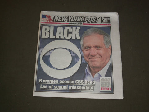 2018 JULY 28 NEW YORK POST NEWSPAPER - LES MOONVES ACCUSED OF SEXUAL MISCONDUCT