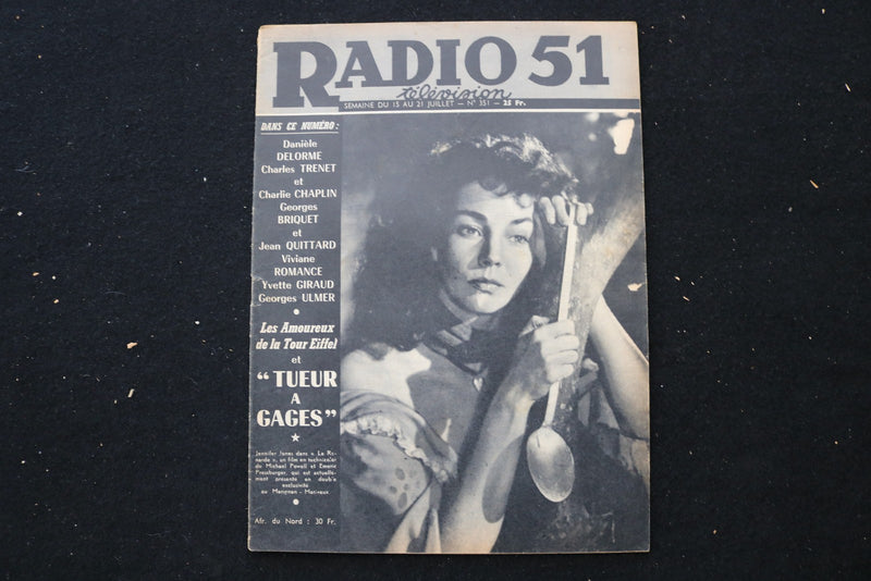 1951 JULY 15-21 RADIO 51 MAGAZINE - JENNIFER JONES COVER - E 25015