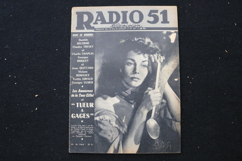 1951 JULY 15-21 RADIO 51 MAGAZINE - JENNIFER JONES COVER - E 25015