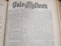 1883-1884 SEPT-JUNE YALE NEWS MAGAZINE BOUND VOLUME NO. 7 - SPORTS - KD 4589