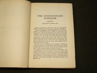 1929 THE COMPANIONATE MARRIAGE BOOK BY LINDSEY & EVANS - KD 6185