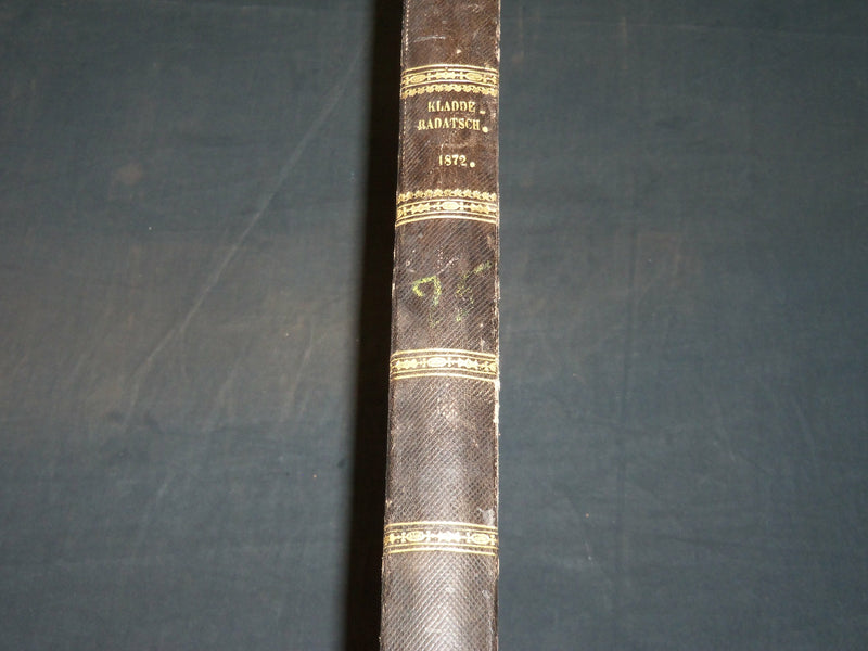 1872 KLADDERDATSCH ILLUSTRATED MAGAZINE BOUND VOLUME - GERMAN - KD 4349