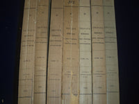 1883-1898 TRAVAUX ET MEMOIRES FRENCH VOLUME LOT OF 7 - O 1948