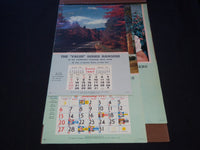 1957 THE GEORGE WASHINGTON HANGERS CALENDAR SALESMAN SAMPLE SHEETS BOOK - C 22