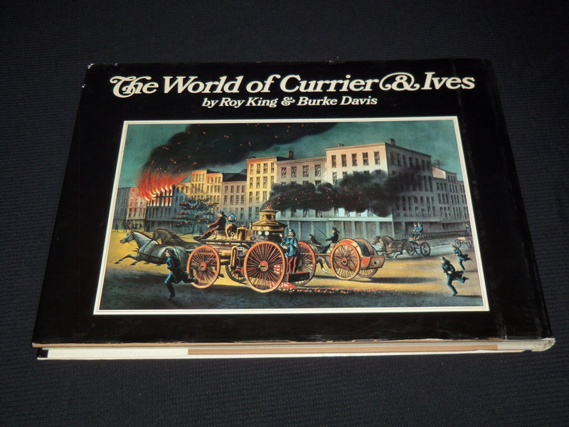 1968 THE WORLD OF CURRIER & IVES HARDCOVER BOOK BY ROY KING & DAVIS - R 731Y