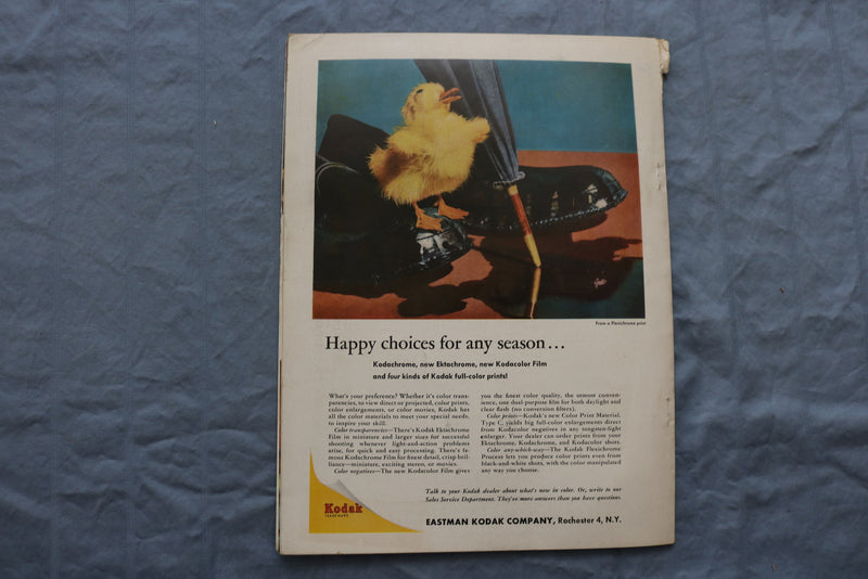 1956 JULY U.S. CAMERA MAGAZINE - BARBARA LANEY COVER - SP 1195F