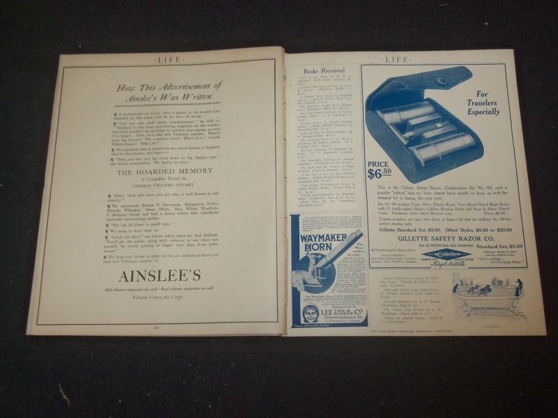 1912 JANUARY 25 LIFE MAGAZINE - PHILADELPHIA NUMBER - WHOSE QUAKER? - ST 6462