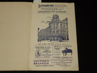 1910 A WOMAN'S WAY GLOBE THEARE PROGRAMME - CHARLES FROHMAN - K 581