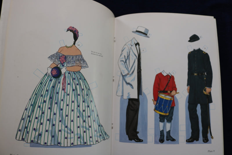 1989-1994 PRESIDENTIAL FAMILY PAPER DOLL BOOKS-LINCOLN-CLINTON-LOT OF 3 - O 3637