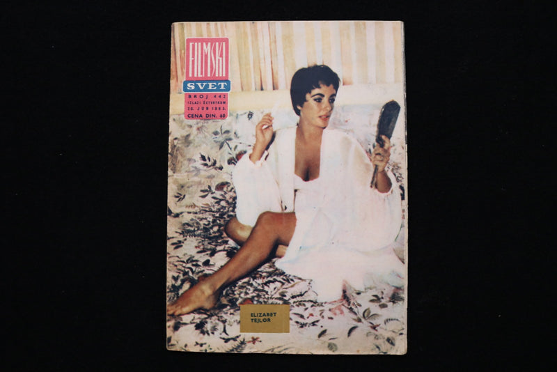 1963 JUNE 20 FILMSKI SVET MAGAZINE - ELIZABETH TAYLOR COVER - E 26377