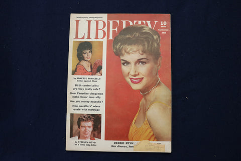 1960 SEPTEMBER LIBERTY MAGAZINE - DEBBIE REYNOLDS COVER - E 19022