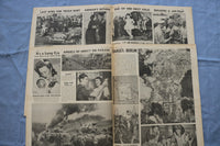 1944 NEW YORK DAILY NEWS CENTERFOLDS - LOT OF 138 - O 3828