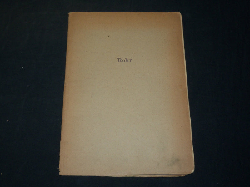 1900 DIE LOGARITHMEN DER SINUS UND TANGENTEN GERMAN BOOK BY M. VON ROHR - J 5899