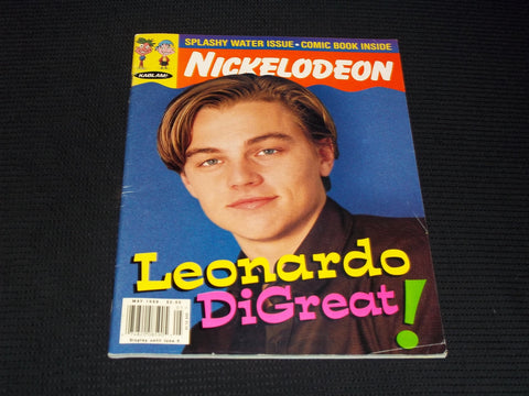 1998 MAY NICKELODEON MAGAZINE - LEONARDO DICAPRIO FRONT COVER - E 13383