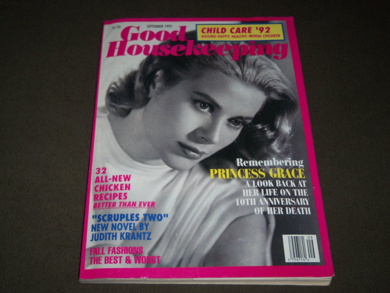 1992 SEPTEMBER GOOD HOUSEKEEPING MAGAZINE - PRINCESS GRACE COVER - B 2816