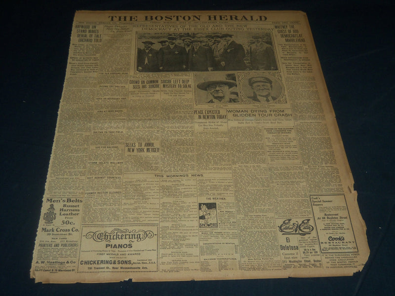 1907 JULY 12 THE BOSTON HERALD - ESSEX CLUB OUTING YESTERDAY - BH 252
