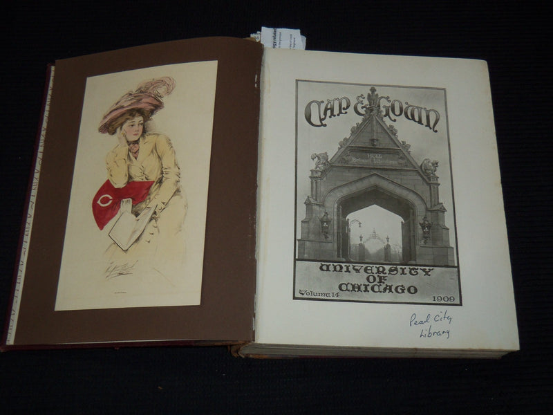 1909 UNIVERSITY OF CHICAGO YEARBOOK - GREAT PHOTOS - YB 1954