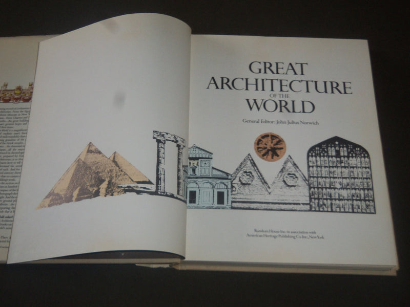 1975 GREAT ARCHITECTURE OF THE WORLD EDITED BY JOHN JULIUS NORWICH - KD 3888