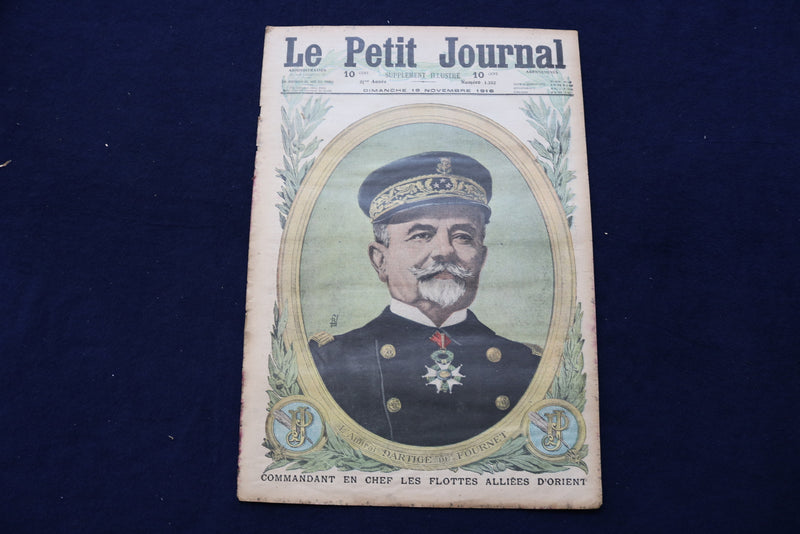 1916 NOV 19 LE PETIT JOURNAL SUPPLEMENT ILLUSTRE MAGAZINE - DU FOURNET - NP 8789