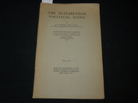 1948 THE ELIZABETHAN POLITICAL SCENE SOFTCOVER BOOK BY J. E. NEALE - J 6530