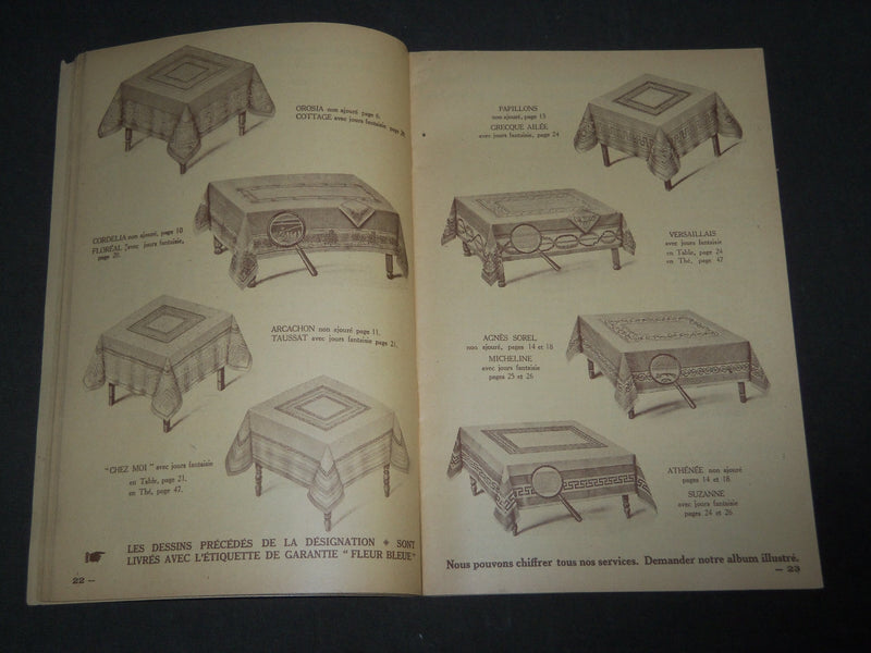 1940'S LE BEAU DAMASSÉ DU NORD FRENCH CATALOGUE - NICE ILLUSTRATIONS - FR 584