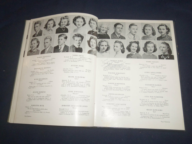 1940 THE NUGGET RAMSEY HIGH SCHOOL YEARBOOK - RAMSEY, NEW JERSEY - YB 2369