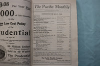 1908 JULY THE PACIFIC MONTHLY MAGAZINE - K 3278