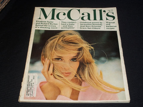 1966 JUNE MCCALL'S MAGAZINE - DEBORAH DIXON NICE FRONT COVER & ADS - E 4490