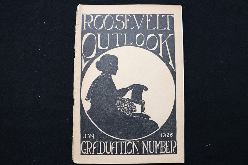 1925-1926 ROOSEVELT JUNIOR HS OUTLOOK MAGAZINE- GERMANTOWN, PA- LOT OF 7- K 2443