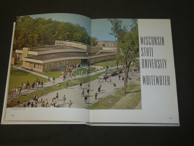 1966 MINNEISKA WISCONSIN STATE UNIVERSITY YEARBOOK - GREAT PHOTOS - YB 1566