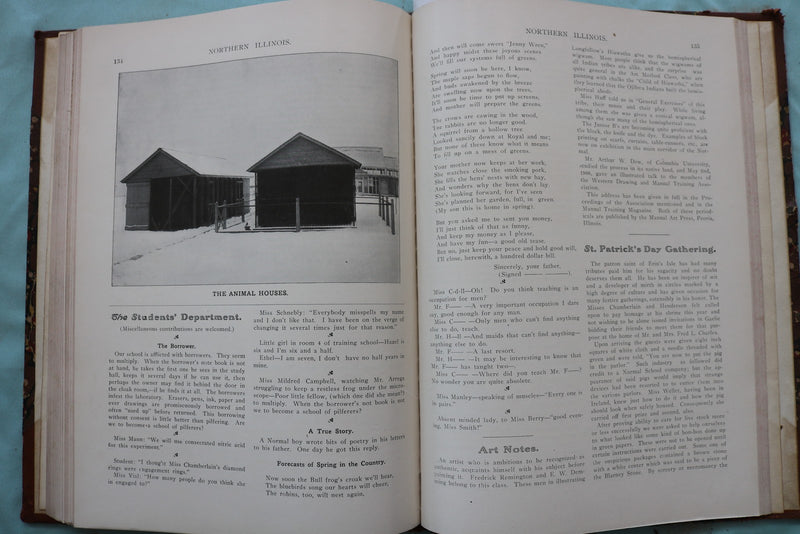 1905-1906 NORTHERN ILLINOIS NORMAL SCHOOL - BOUND VOLUME - KD 9651